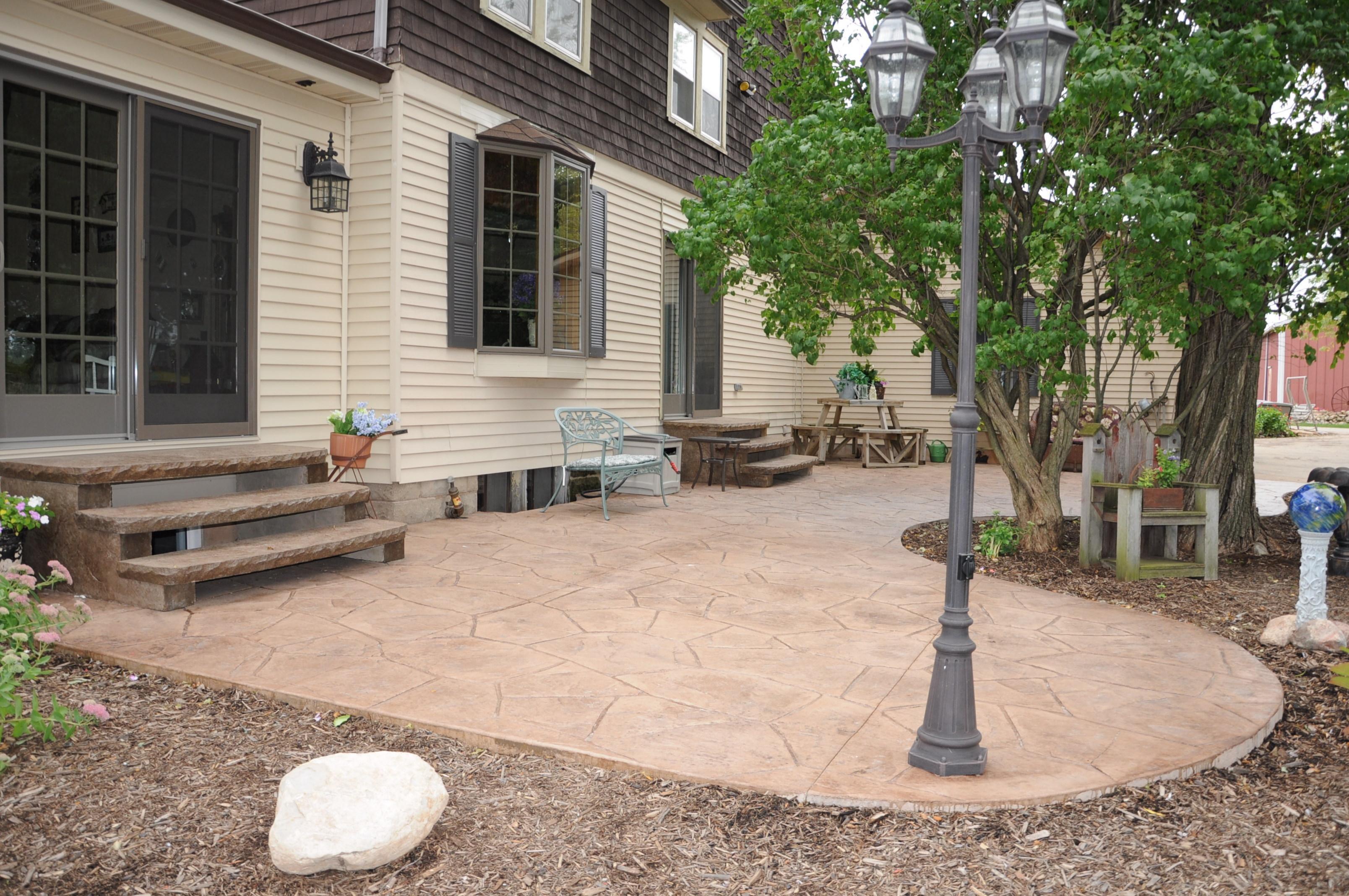 Stamped concrete