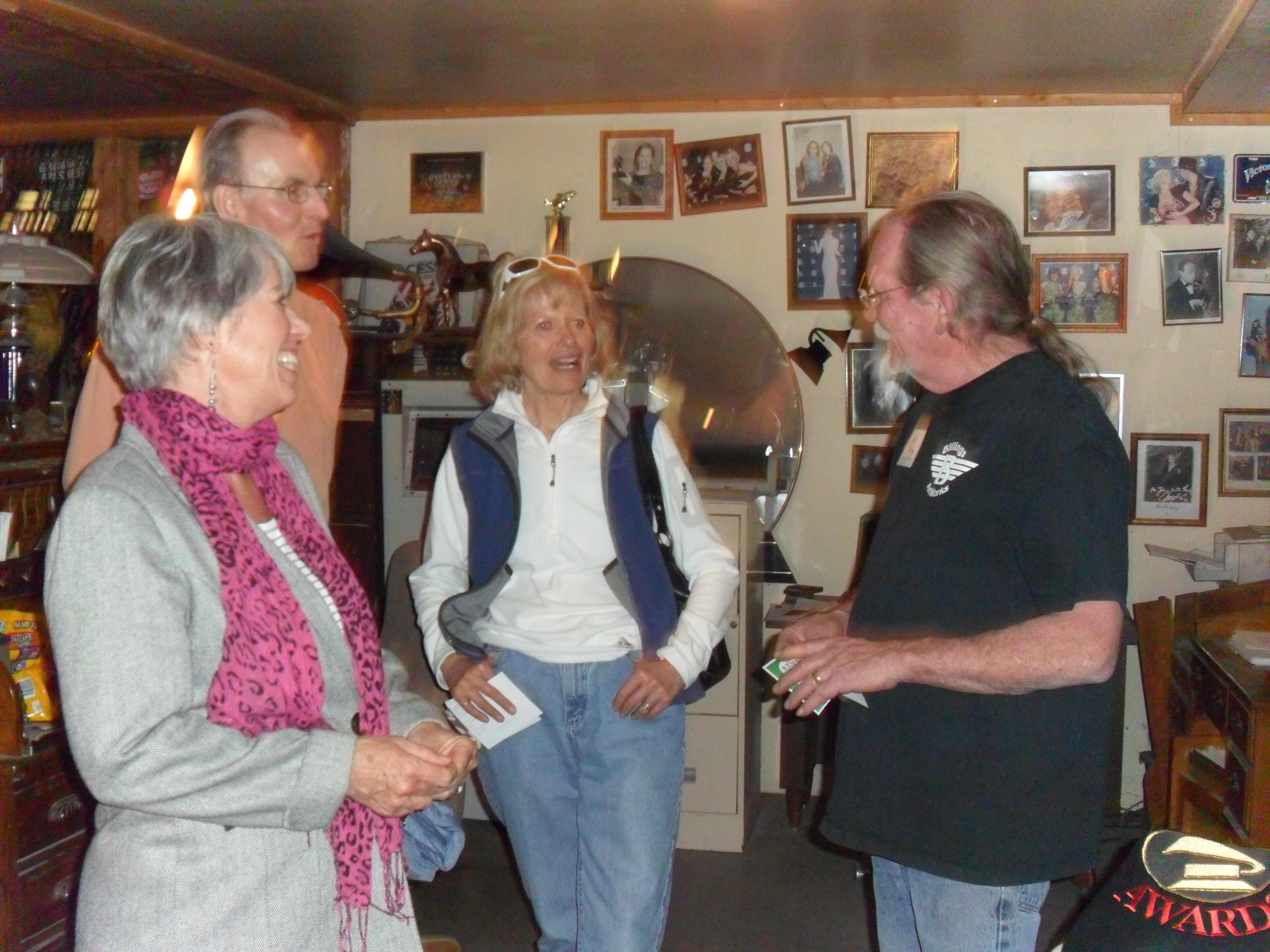 Artist Studio Tour (Artist John Billings - the maker of The Grammy) pictured here