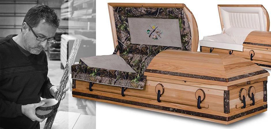 Rustic Hickory Casket