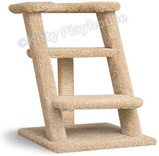 Window Step Perch w/ Sisal Rope Post