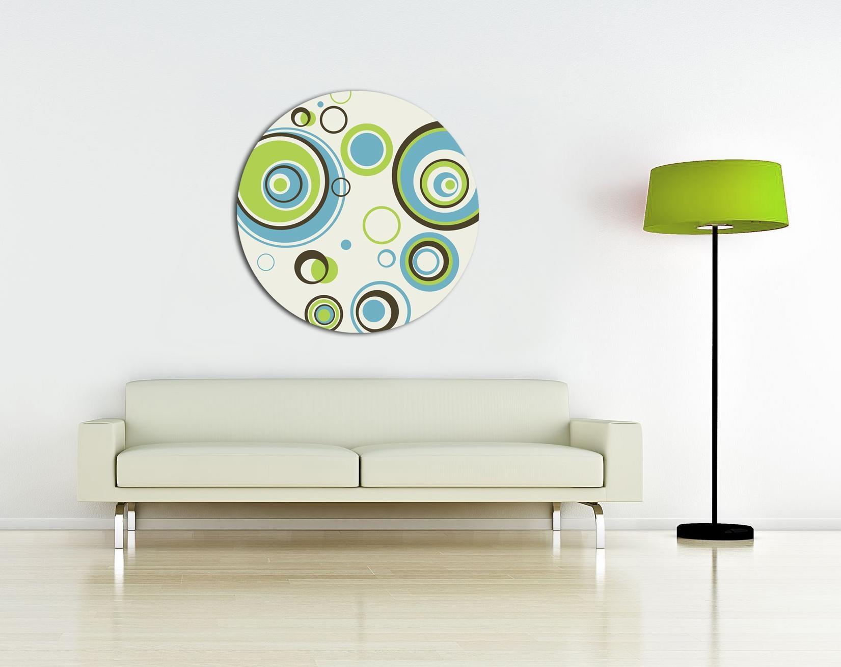 Round wall art by Walbea Retro