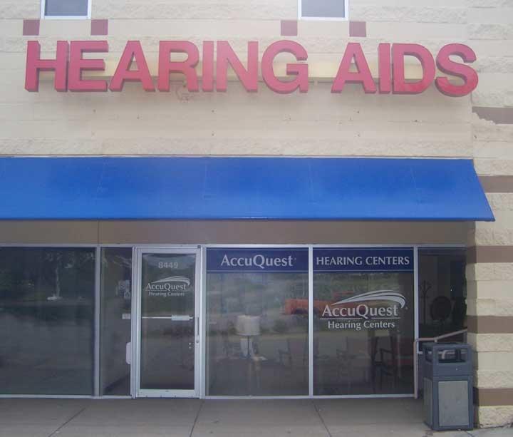 Look for this building to find the Urbandale AccuQuest Hearing Center