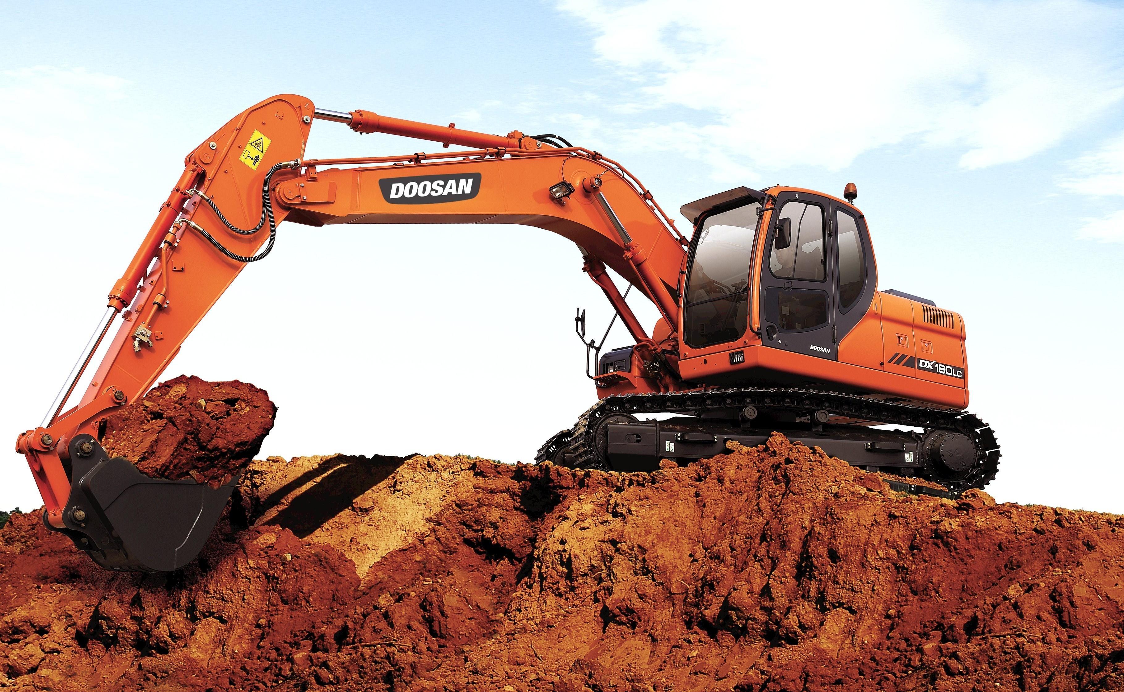 Doosan wheel excavator