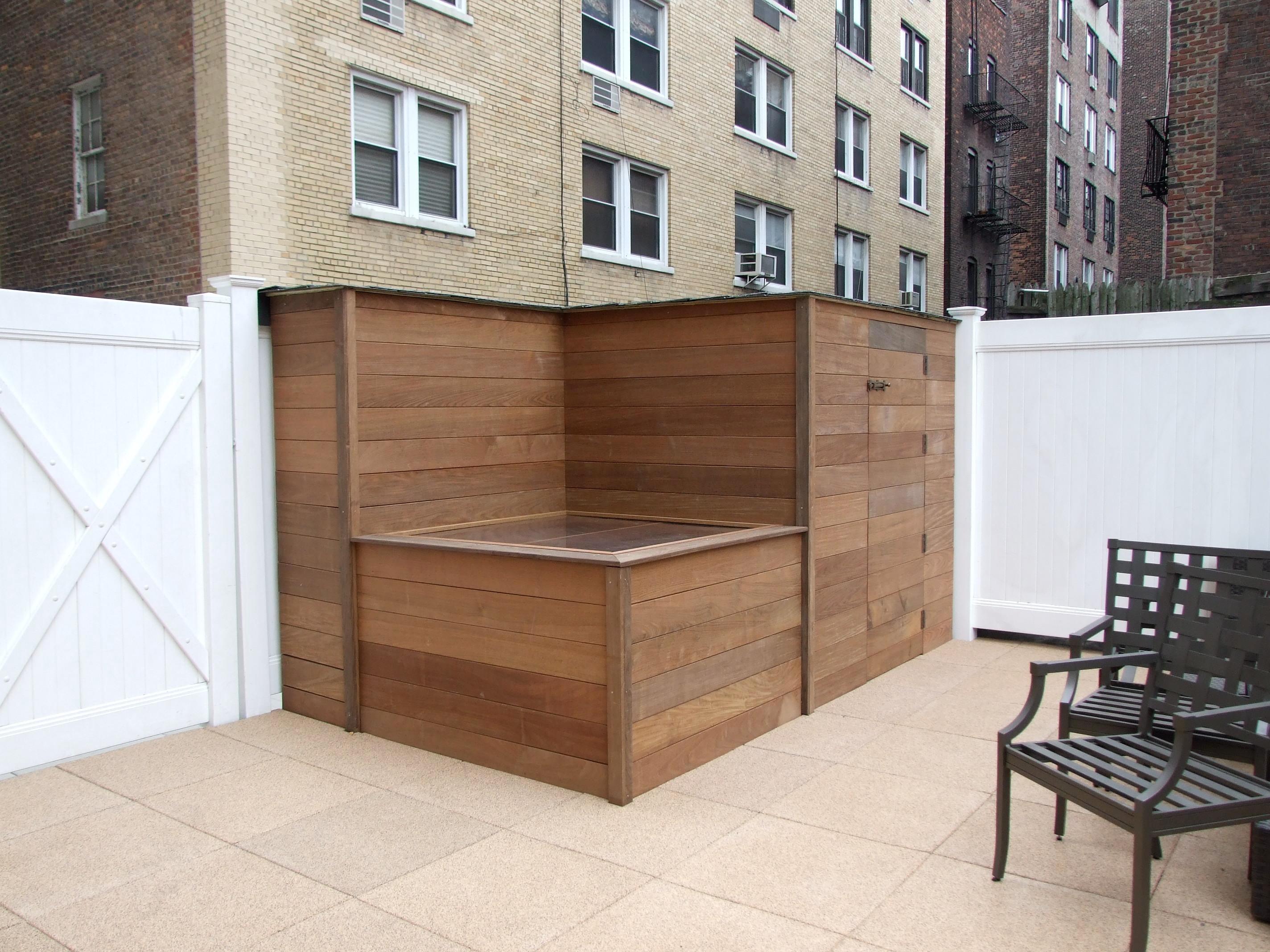 Are you seeking to hide some air conditioning units and perhaps even turn them into a place for seating and socializing, ask a landscape designer at All Decked Out NYC to design you something that will love to spend more time outside.