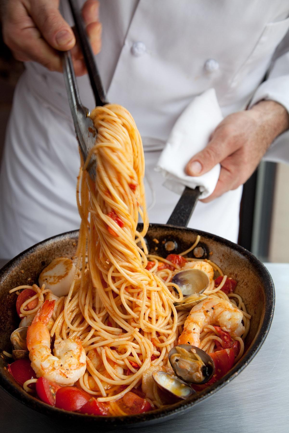 Seafood Pasta - Italian Style - Mia Francesca Raleigh