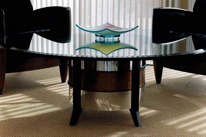 Contemporary Drum Table