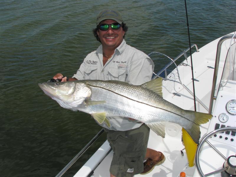 Capt. George with a monster Snook!!!