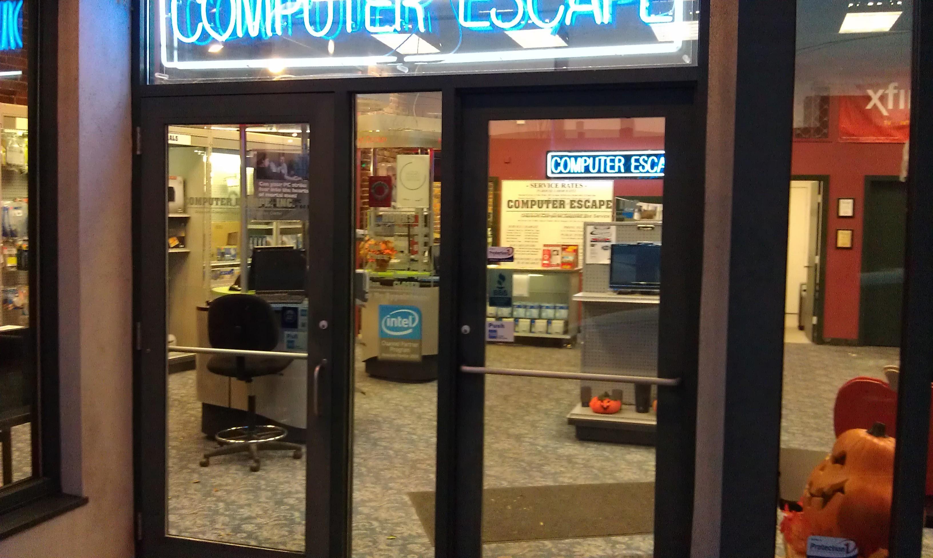 Computer Escape Front Doors