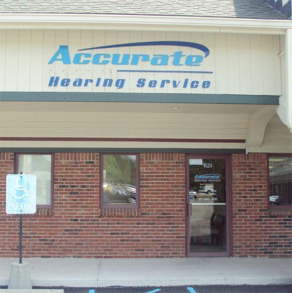 Look for this building to find the Indianapolis AccuQuest Hearing Center