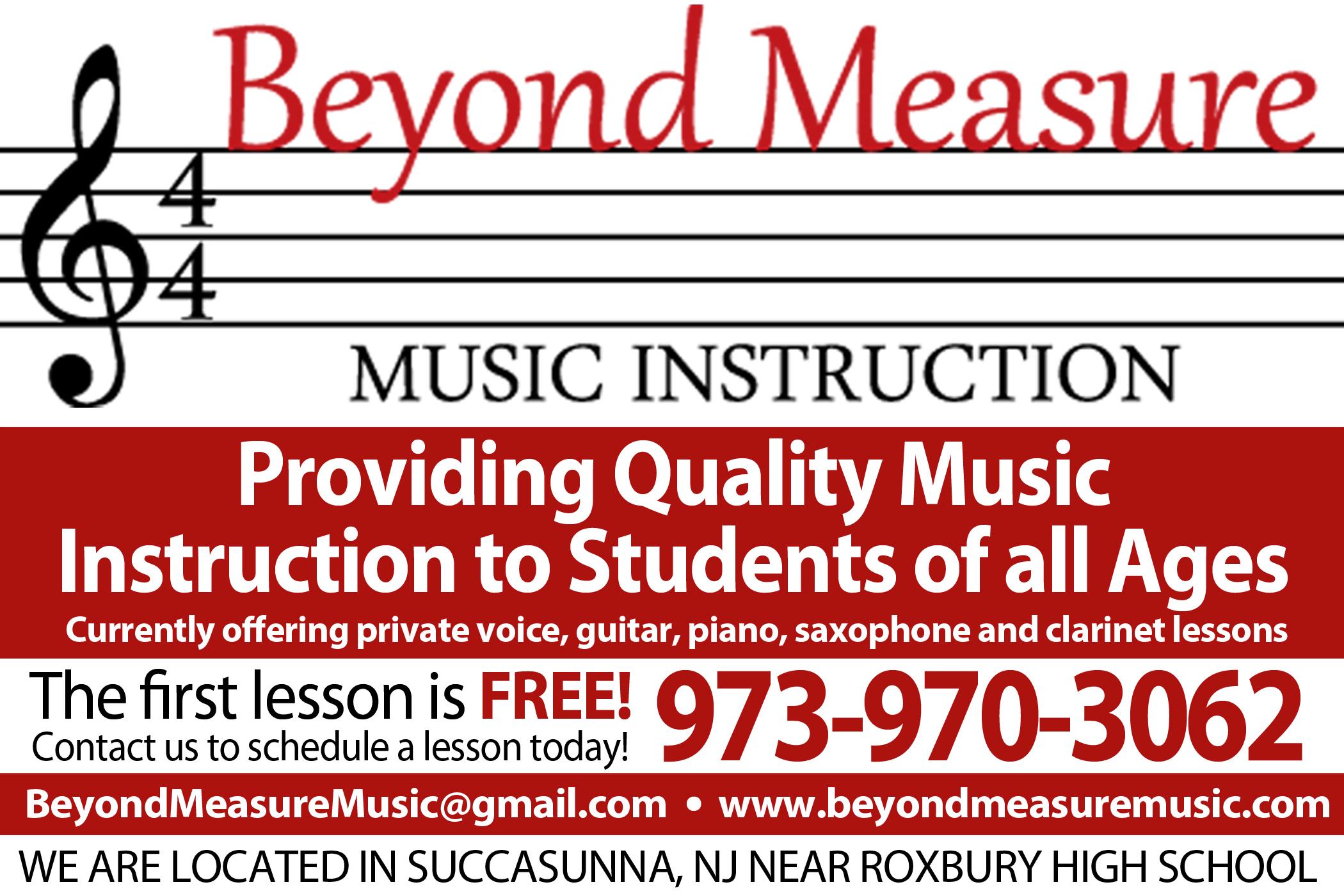 Beyond Measure Music Instruction