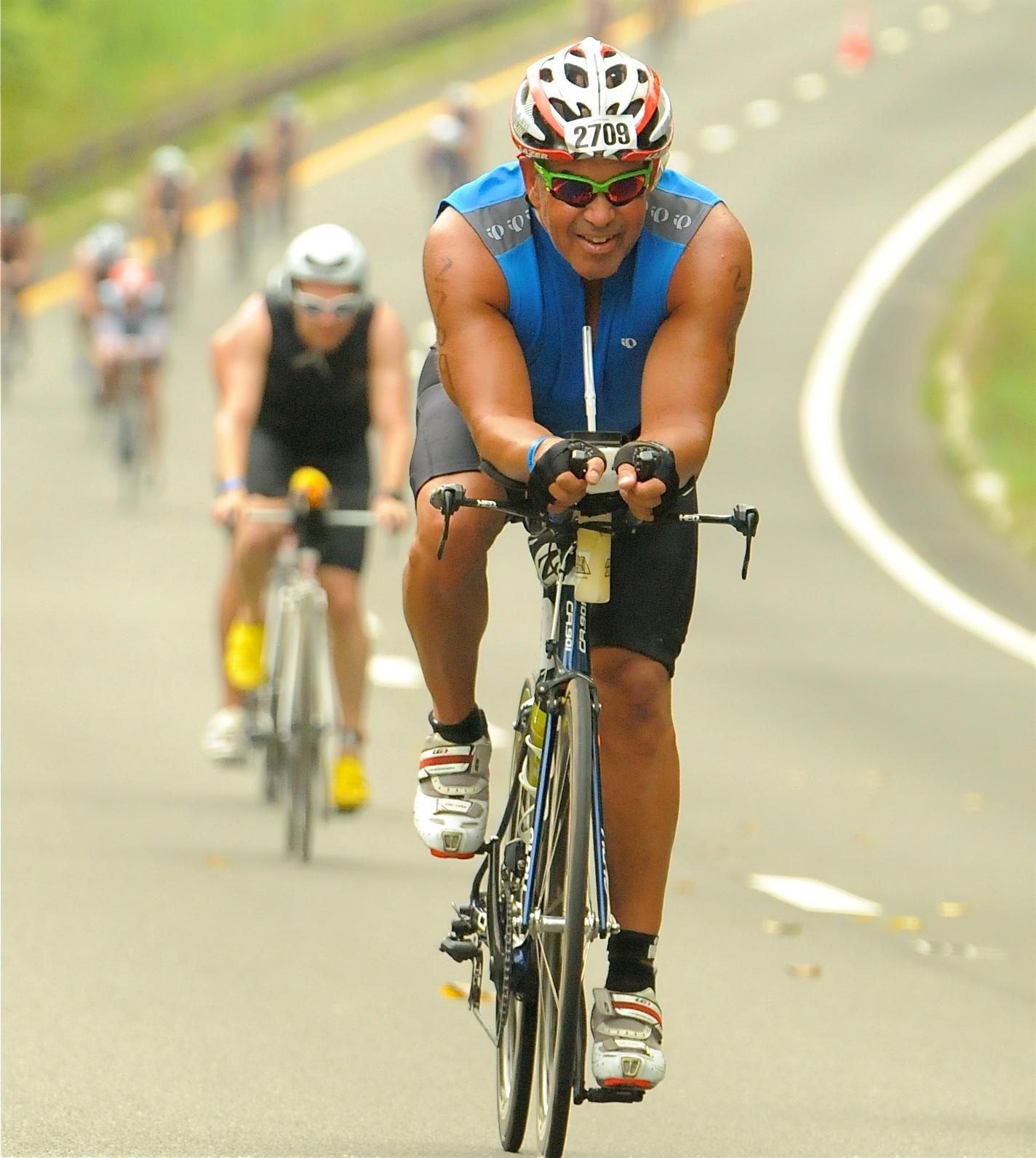 Dr. Steve Jonas competes in the IronMan NYC-2012