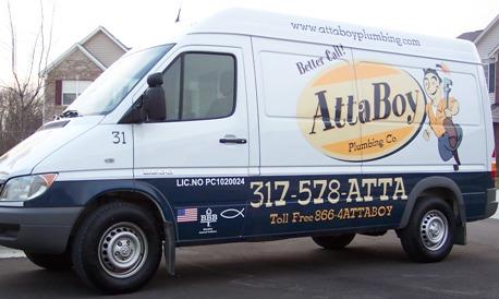 AttaBoy Plumbing Service Truck - Carmel Plumber