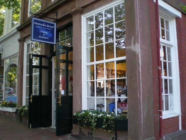 Nantucket Brand clothing store on Main Street