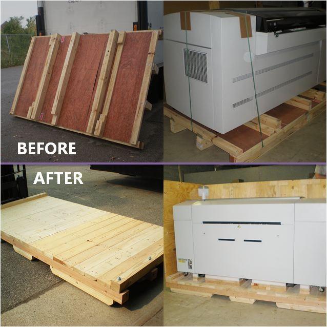 Before & After Crating