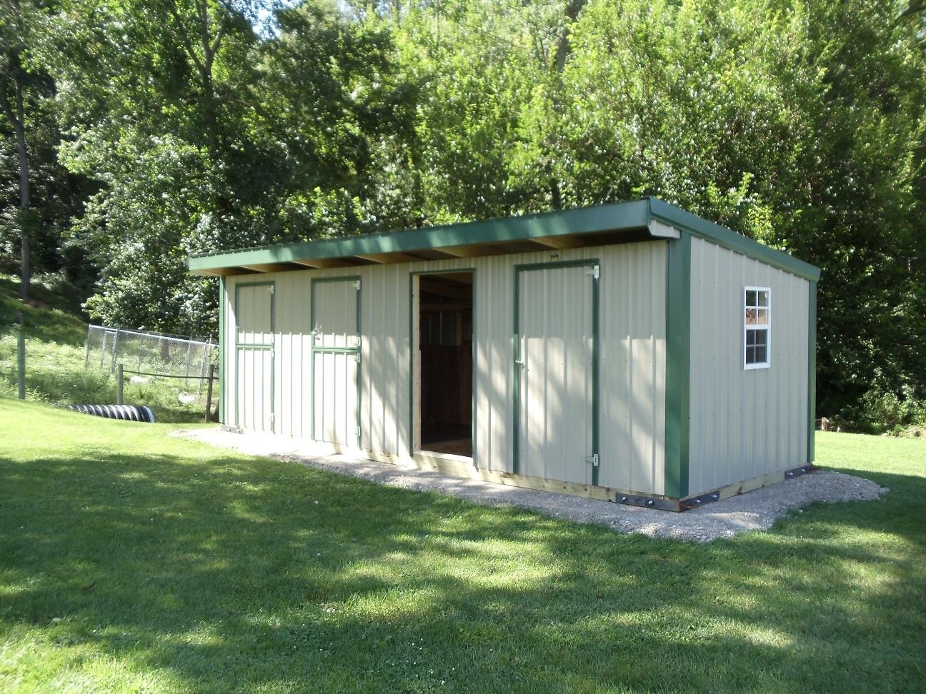 portable goat shed