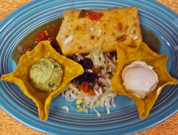 Comprehensive menue offering a variety of Mexican dishes.