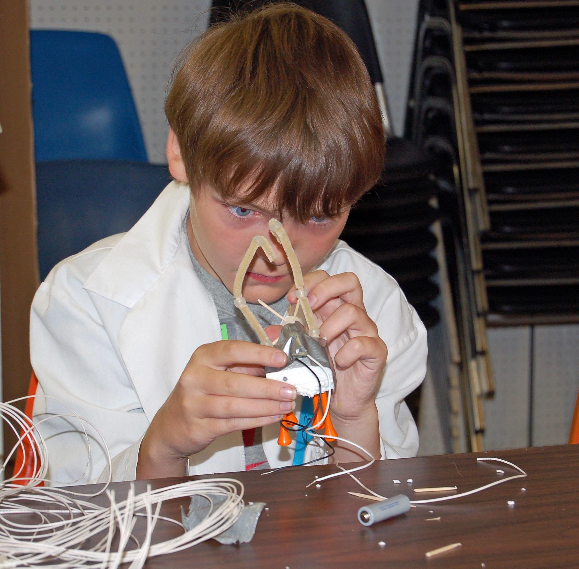 Young Scientist at Work