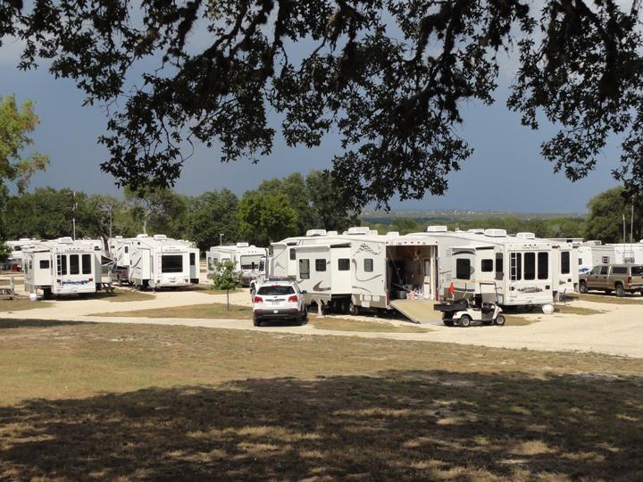 View of RV park