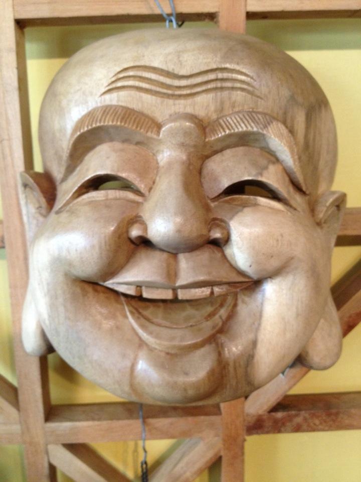 Happy Buddha mask