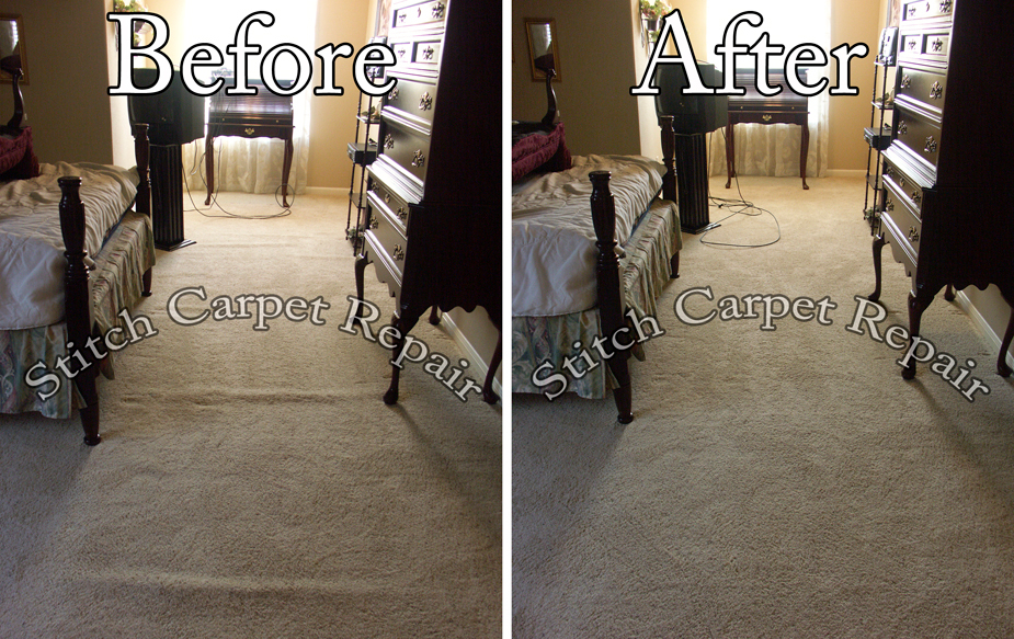 Carpet Stretching in a Master Bedroom