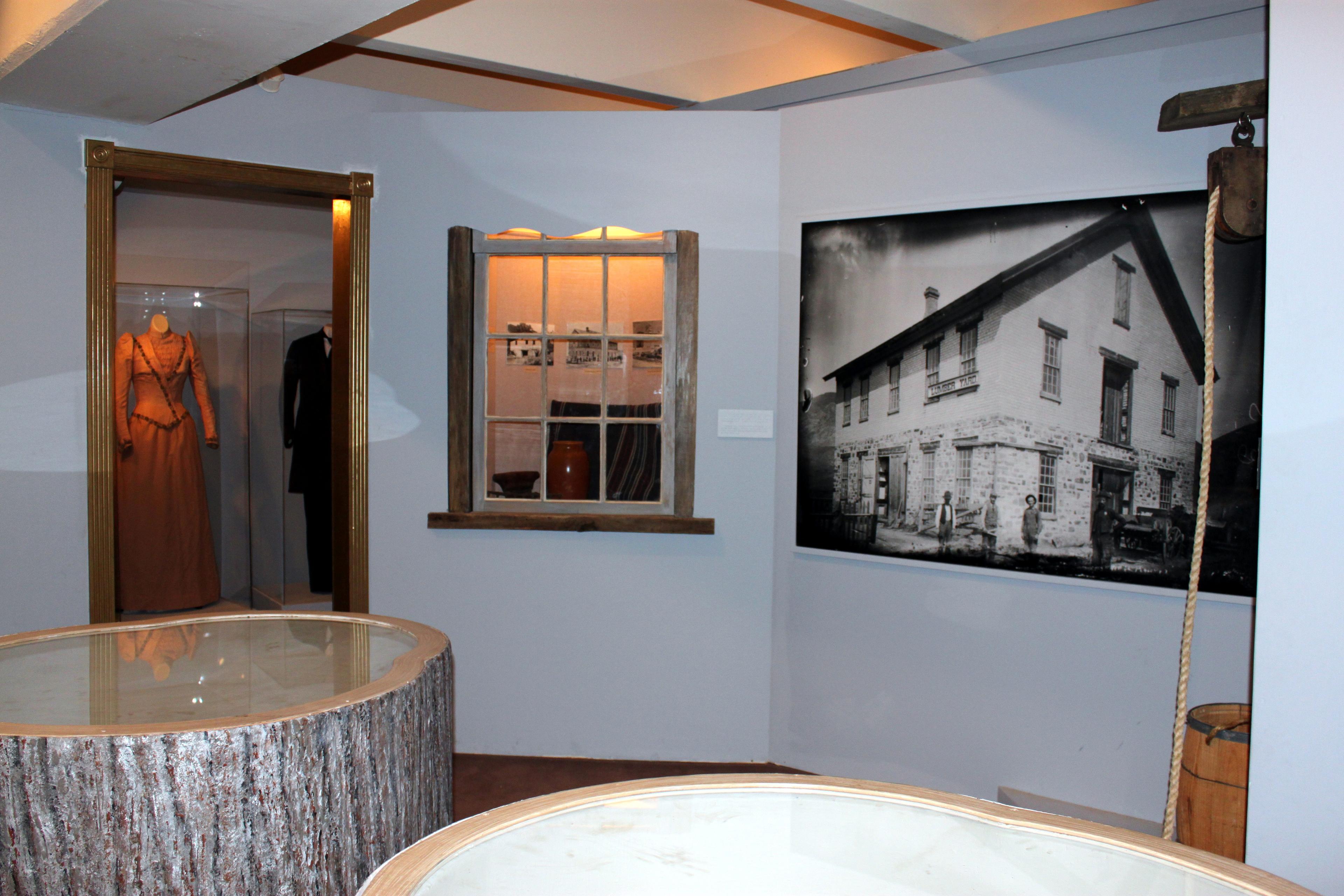 History exhibits at the Brigham City Museum