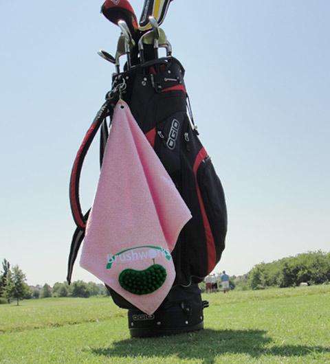 Pink Golf Towel