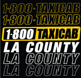 1-800-TAXICAB LA County Banner