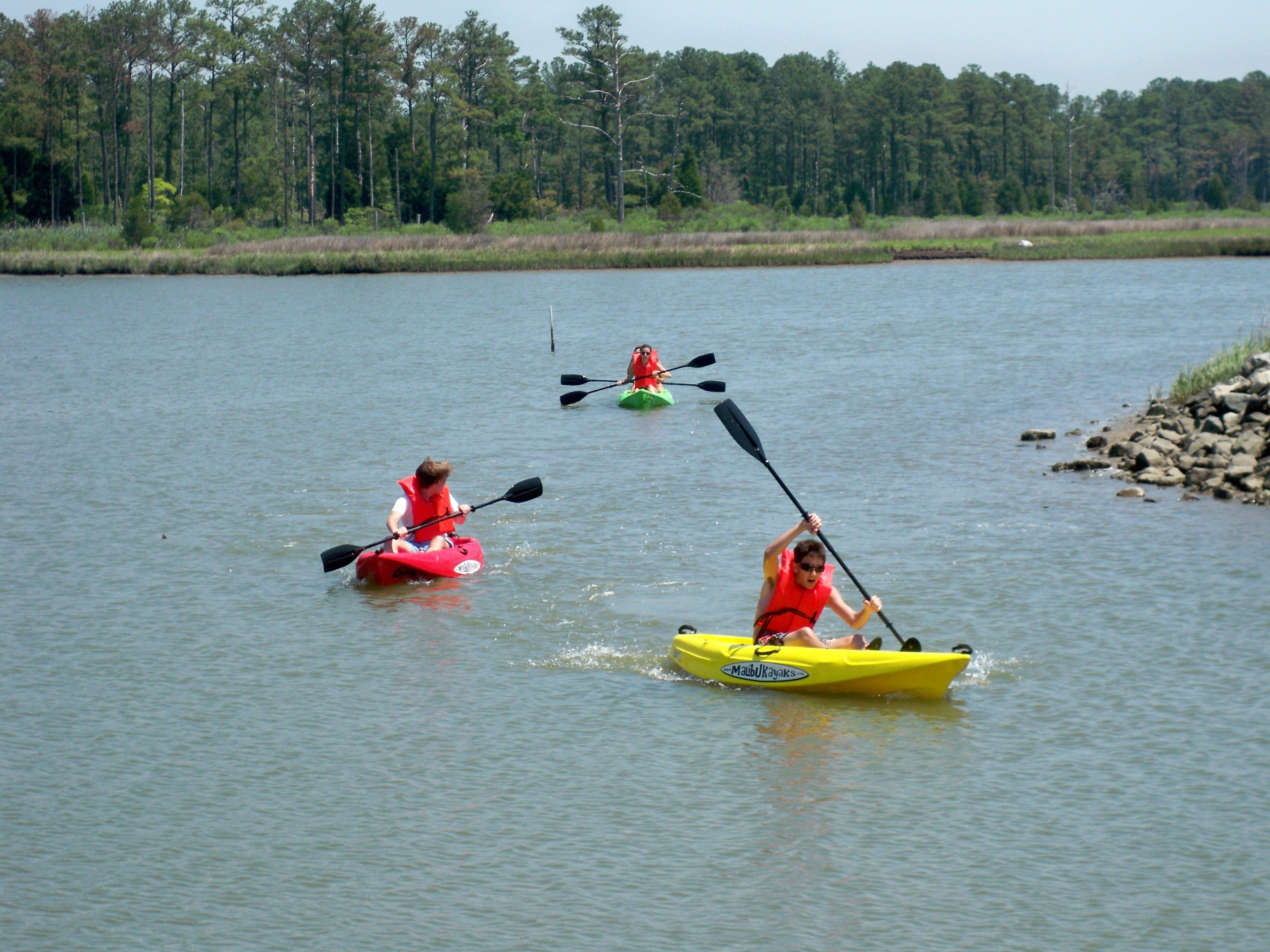 Kayaking on the Severn River