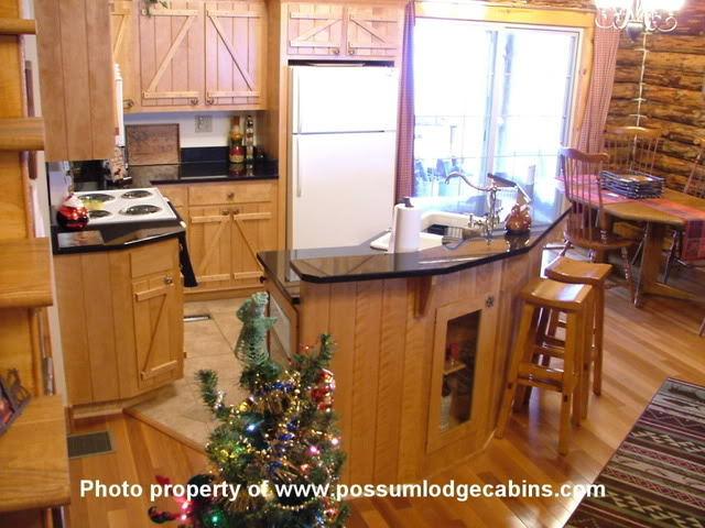 Full modern kitchen with granite counter tops