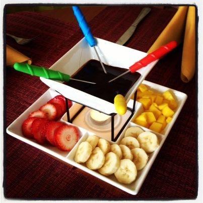 Chocolate fondue