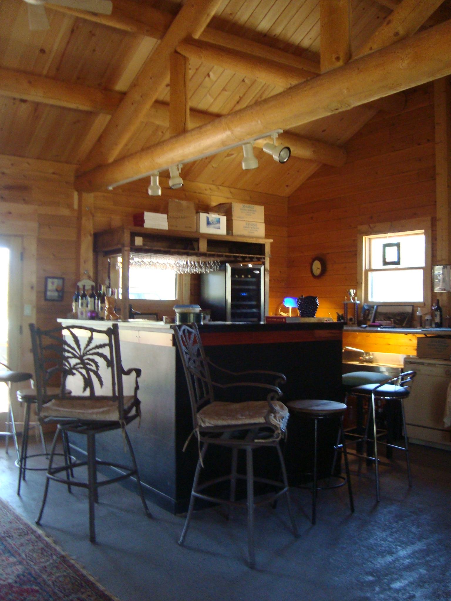 Interior of tasting room