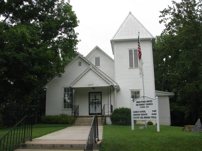 Swan Pond United Methodist Church, Founded 1826