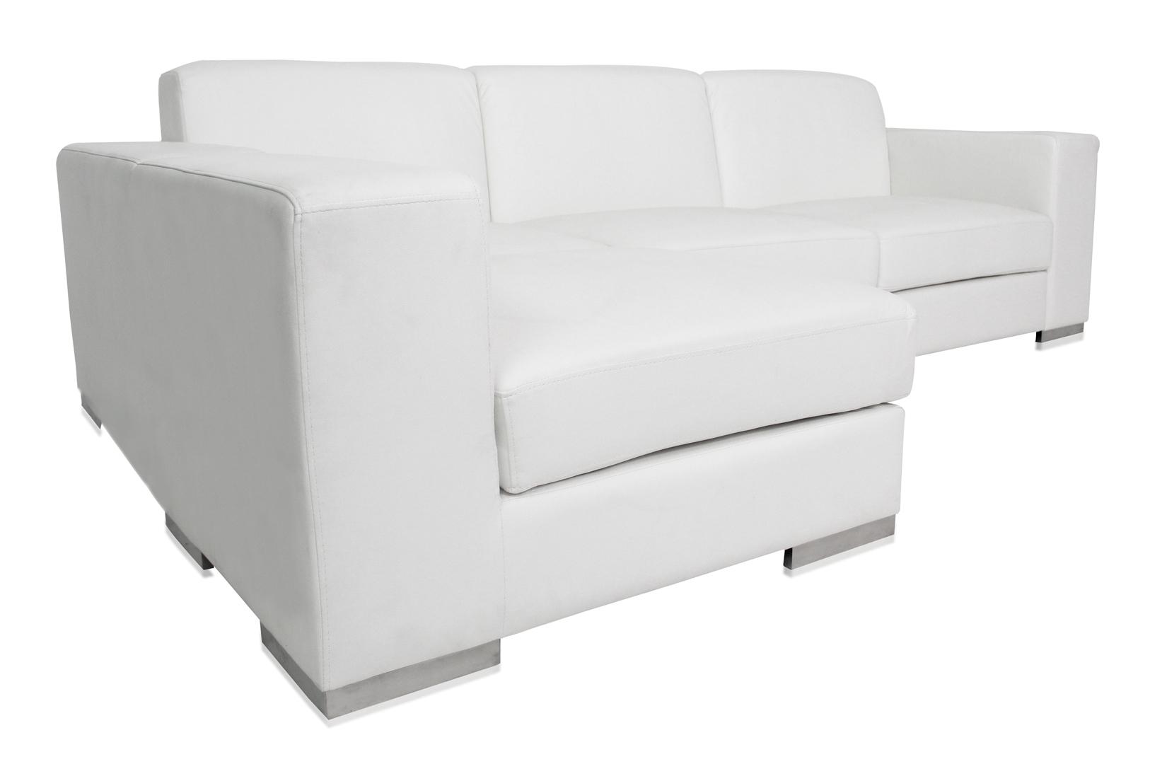 White sectional sofas