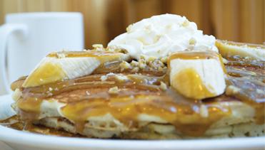 Bananas Foster Pancakes