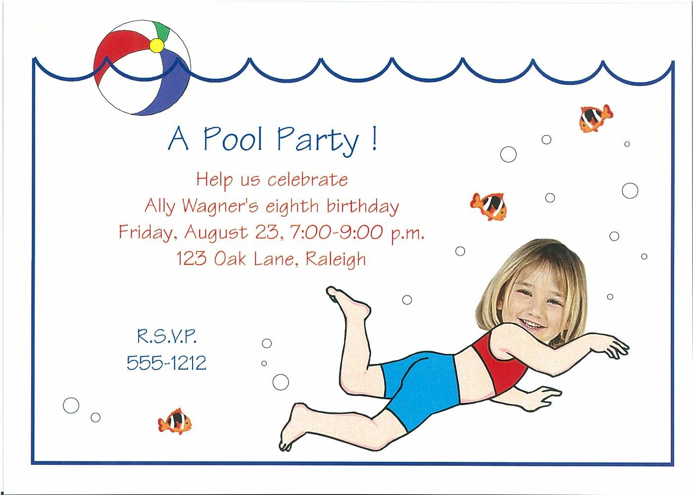 Fun Kids Party Invitations