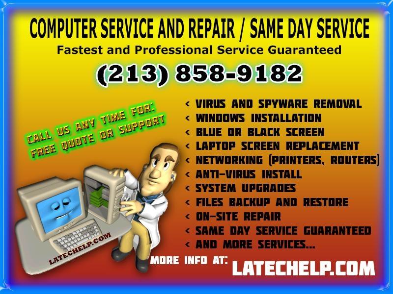 COMPUTER SERVICE AND REPAIR