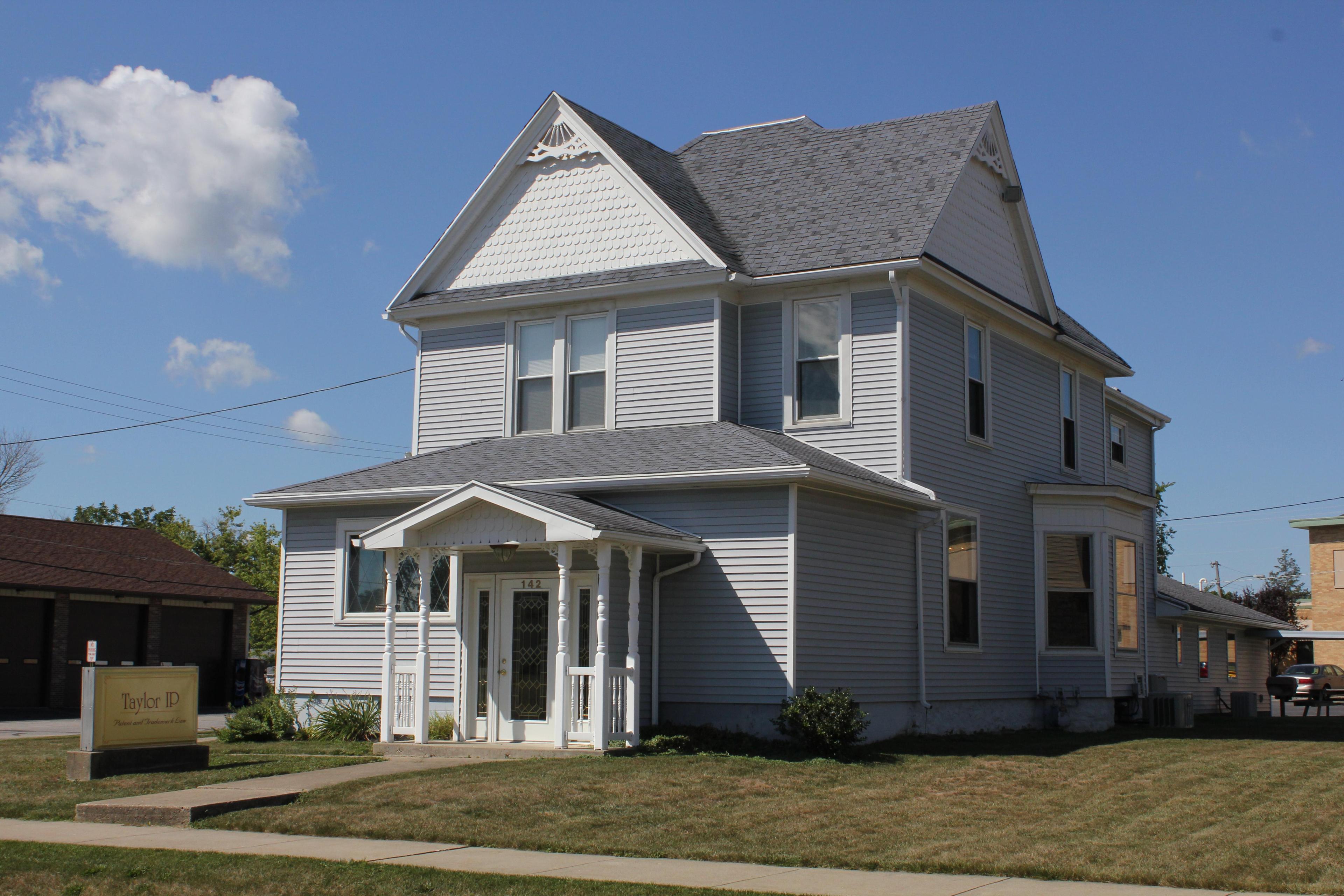 Main street view of office.