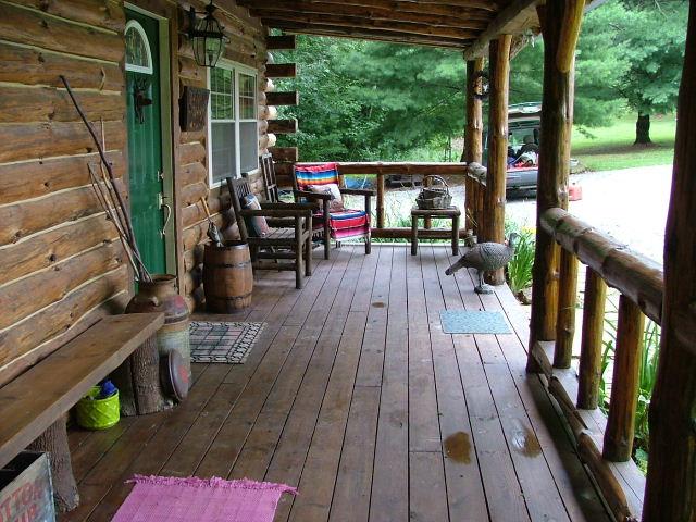 Enjoy our large porches