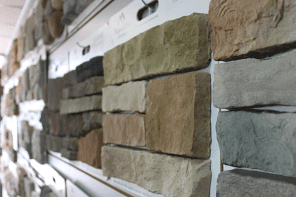 Brick selection at Janesville Brick