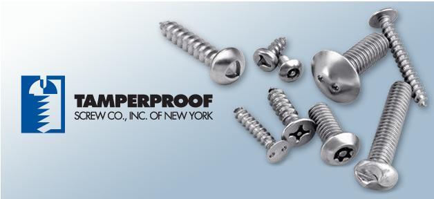 Tamperproof Screw