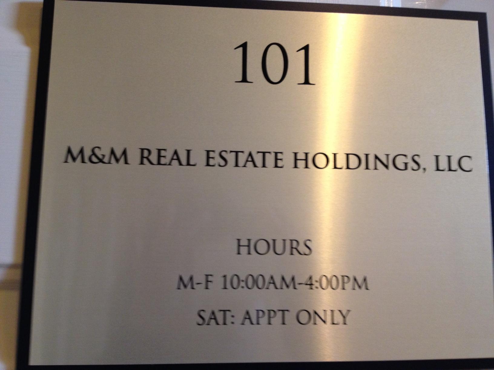 M&M Real Estate Holdings, LLC