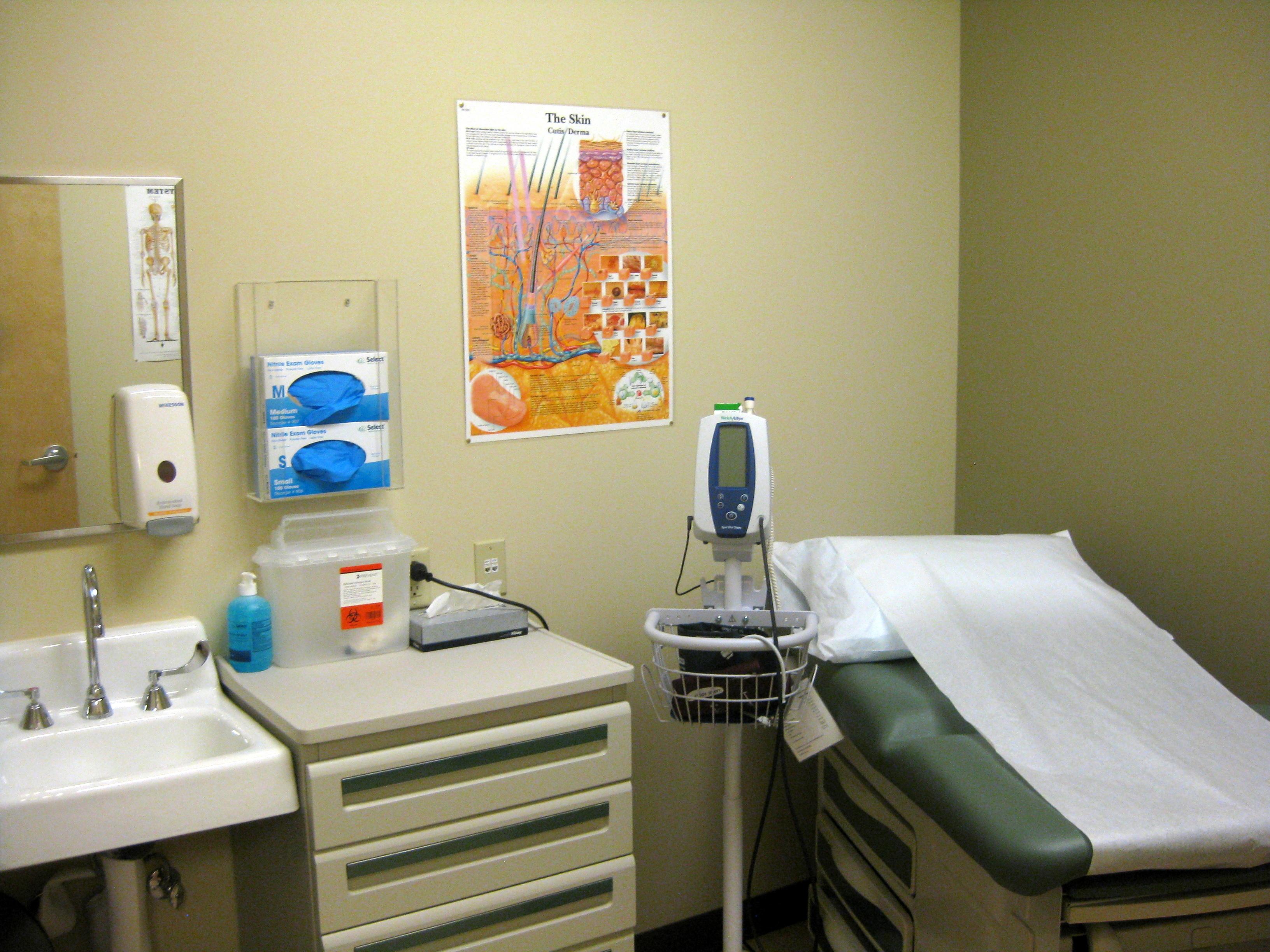 One of our patient exam rooms