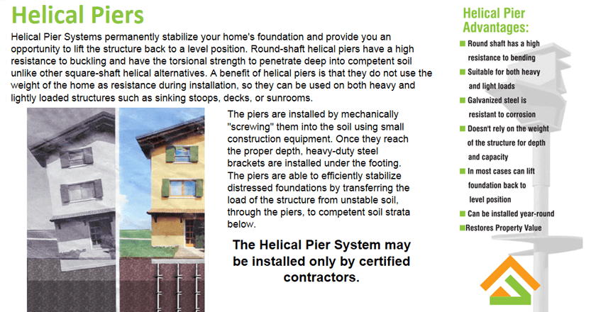 Montclair Construction Helical Piers