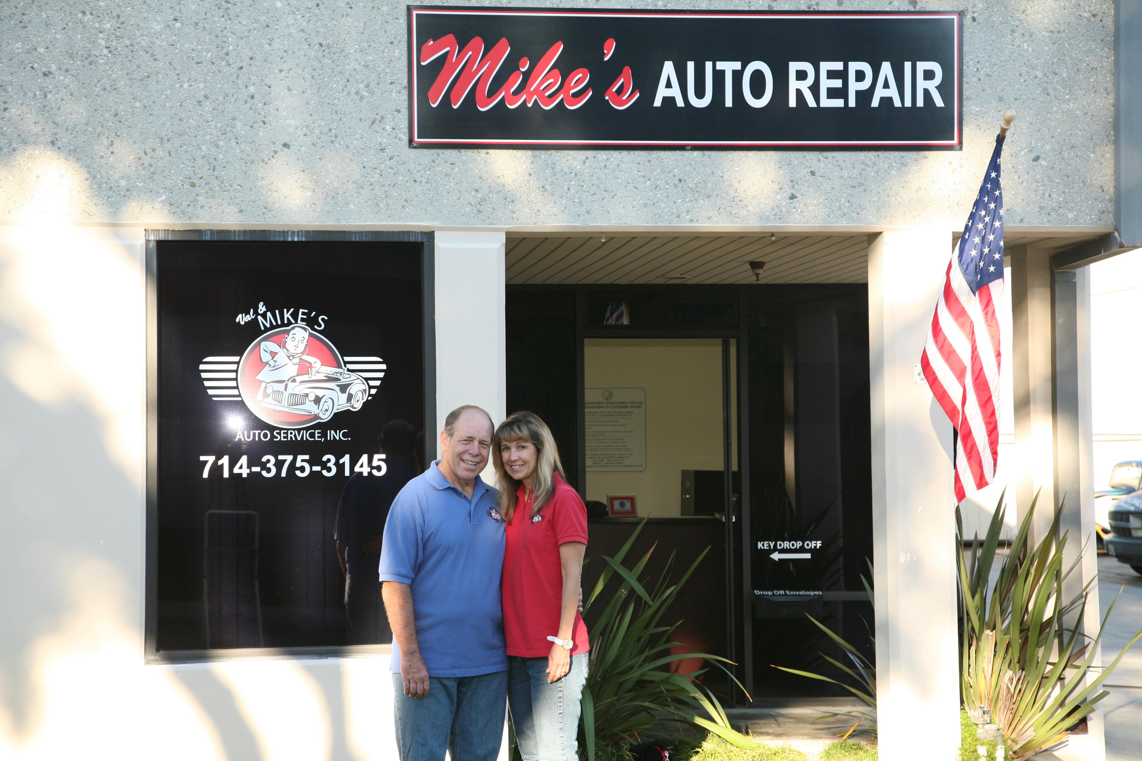 Mike's Auto Service, owners Mike & Val