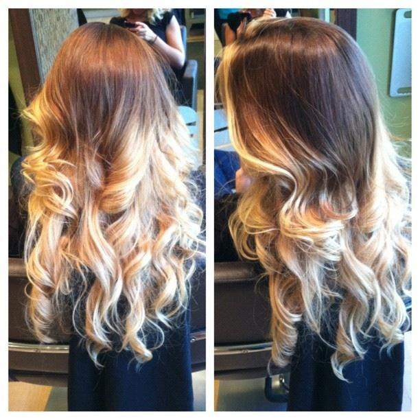 Ombre color and style at Bellezza.