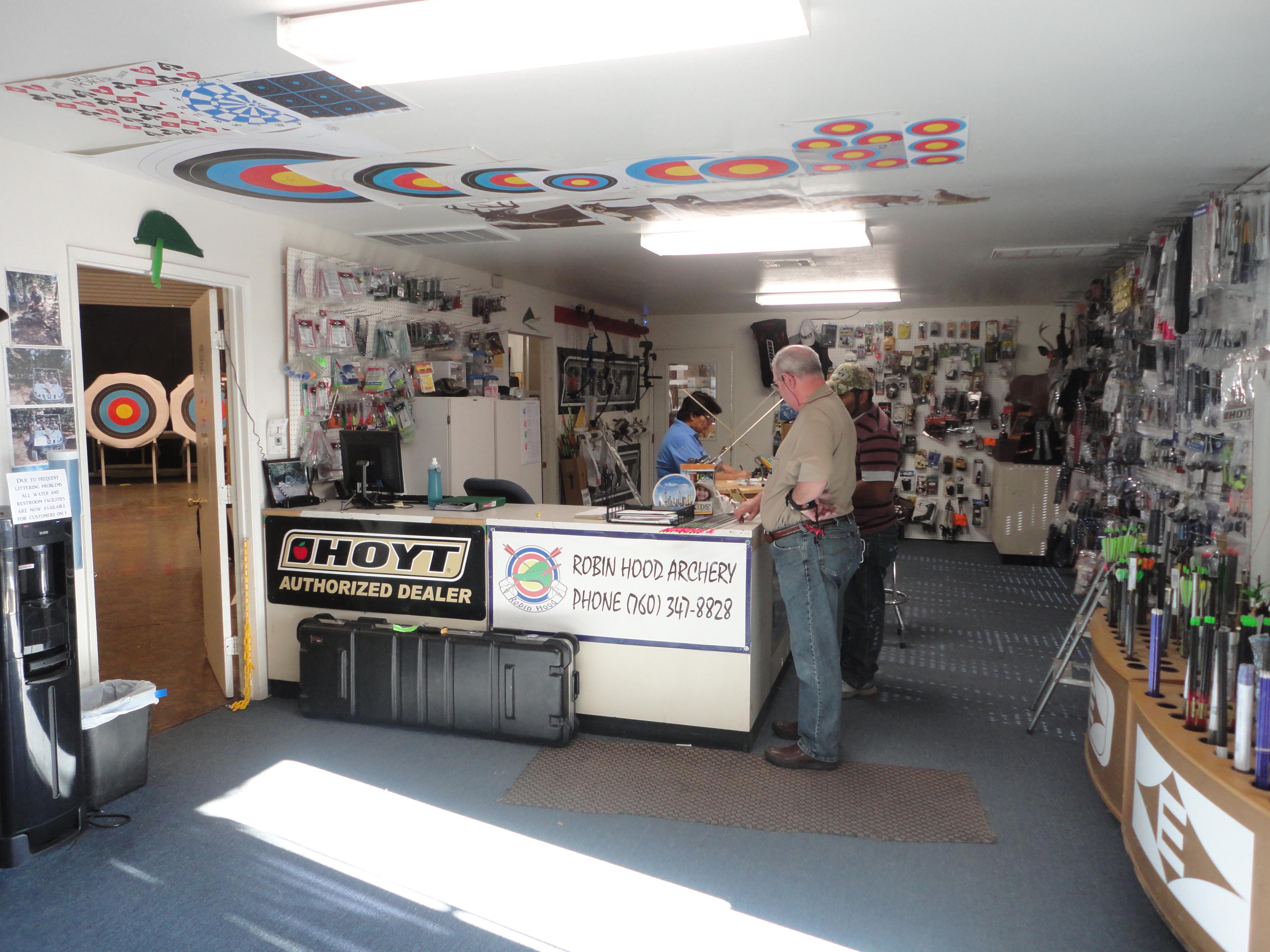 Robin Hood Archery showroom