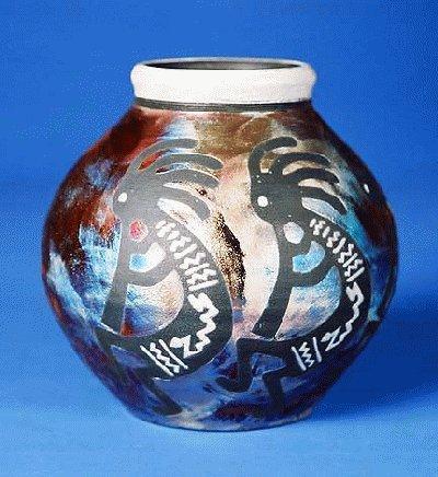 Southwest Raku Pottery by Jeremy Diller