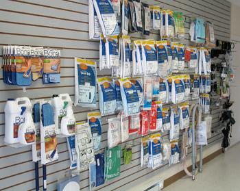 In-stock supply of common bags and belts at Mike's Vacuum