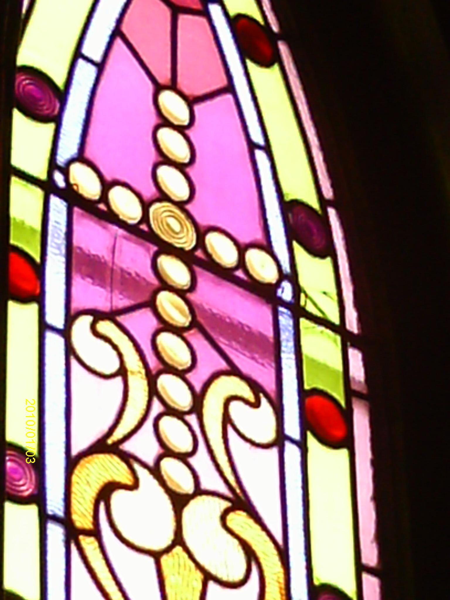 one of the cathedral window designs