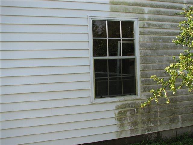 We clean siding also